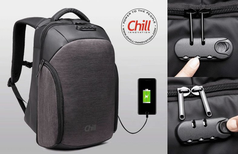 Chill Stealth Anti-tyveri rygsæk / backpack