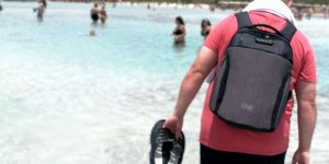 The Chill Stealth Waterproof Anti-theft backpack is bad news for pickpockets!