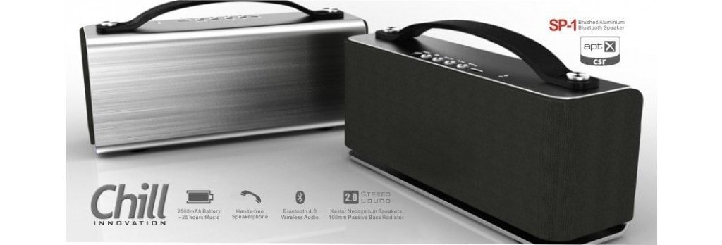 Chill SP-1 Wireless Bluetooth 4.1 Aluminium Stereo Speaker